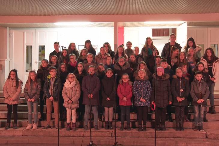 Adventi hangulat a keleti vrosrszben