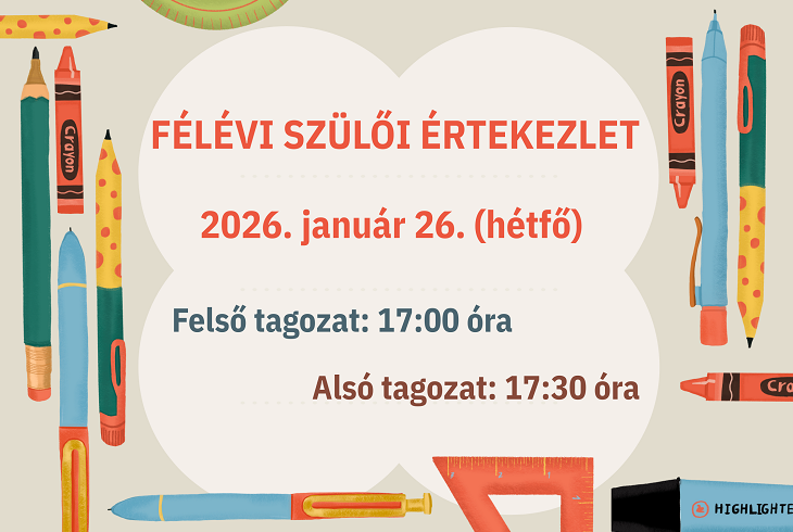 Félévi szülői értekezlet Félévi szülői értekezlet