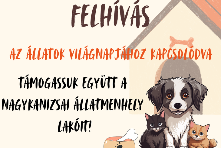 Támogassuk együtt a nagykanizsai állatmenhelyt! Támogassuk együtt a nagykanizsai állatmenhelyt!