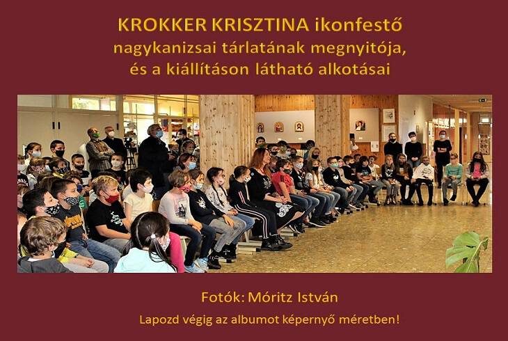 Krokker Krisztina ikonfest trlatnak megnyitja