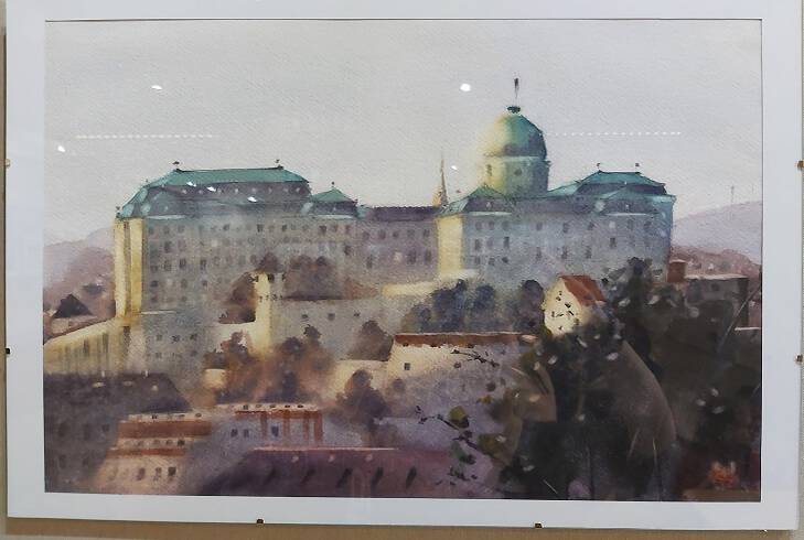 Baritz Zsolt grafikus- �s fest�m�v�sz Betekint�s az �letembe c�m� ki�ll�t�s�nak megnyit�ja