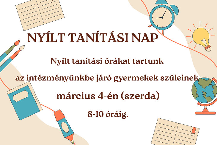 Ny�lt tan�t�si nap