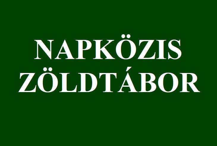 Napközis zöldtábor 2021. Napközis zöldtábor 2021.