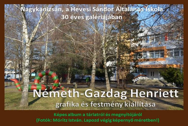 Nmeth-Gazdag Henriett festmvsz Llek-mesk cm killtsnak megnyitja