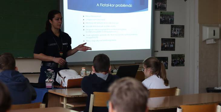 Drogprevenciós előadás